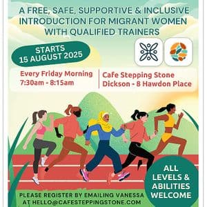 Migrant Women Running Program - Fridays 7:30am - 8:15am 