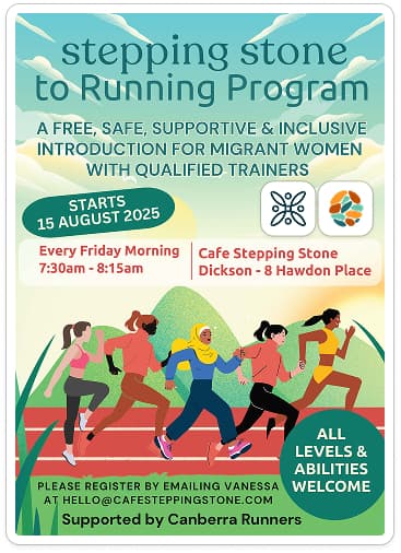Migrant Women Running Program - Fridays 7:30am - 8:15am 